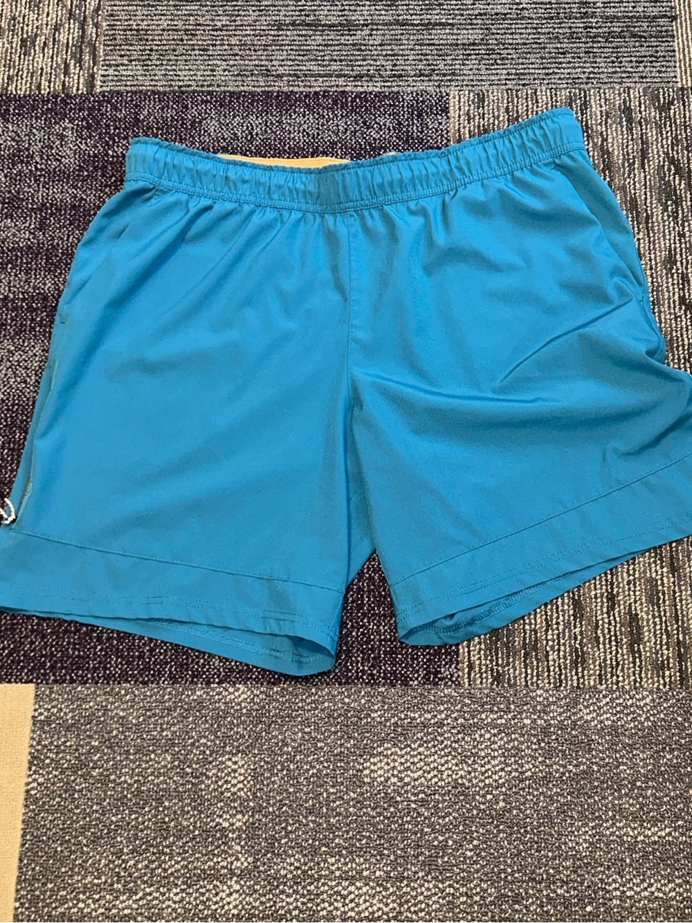 Men's Athletic Blue Shorts